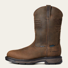 Ariat WorkHog XT Patriot Waterproof Carbon Toe Work Boot Men