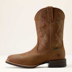 Ariat Hybrid Ranchway Waterproof Wide Square Toe Cowboy Boot Men