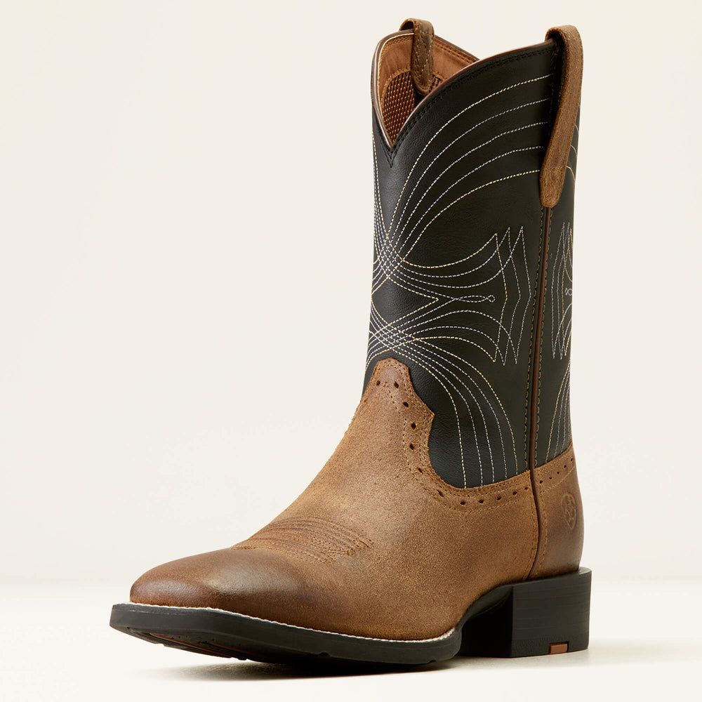 Ariat Sport Wide Square Toe Cowboy Boot Men