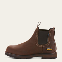 Ariat Groundbreaker Chelsea Waterproof Steel Toe Work Boot Men