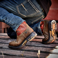 Ariat WorkHog Wide Square Toe Steel Toe Work Boot Men