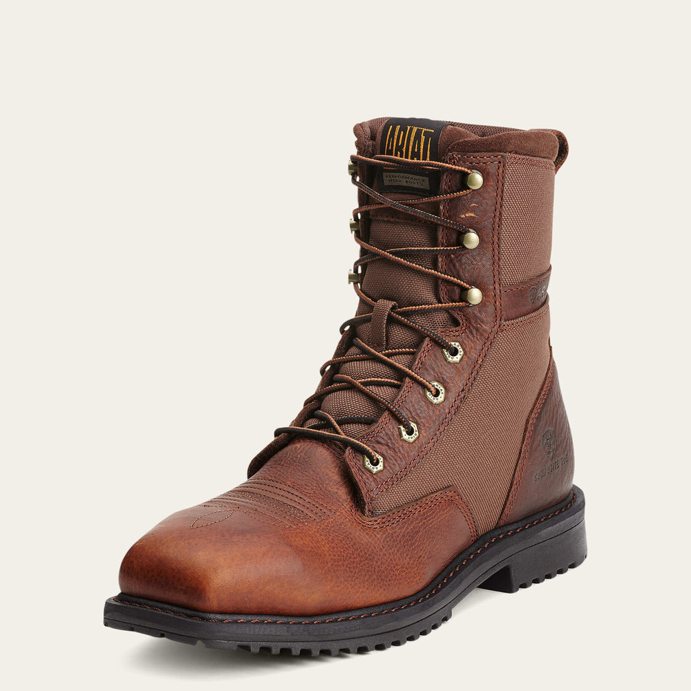 Ariat RigTek 8" Wide Square Toe Composite Toe Work Boot Men