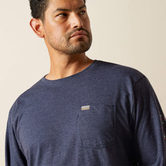 Ariat Rebar Cotton Strong Standard Logo Pocket T-Shirt Men