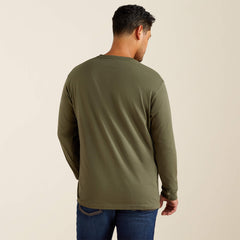 Ariat Rebar Cotton Strong Standard Logo Pocket T-Shirt Men