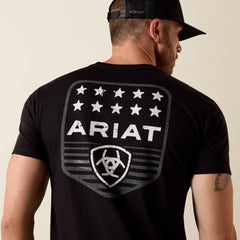 Ariat Ariat Stripe Patriotic Badge T-Shirt Men