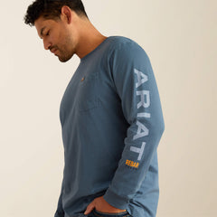 Ariat Rebar Cotton Strong Standard Logo Pocket T-Shirt Men