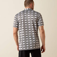 Ariat All Over Print Fitted Polo Men