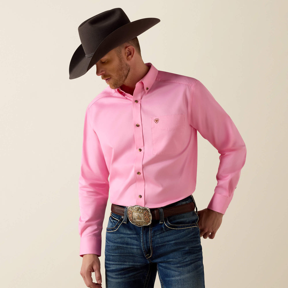 Ariat Solid Twill Classic Fit Shirt Men