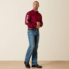 Ariat Team Logo Twill Fitted Shirt Men