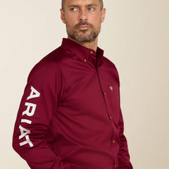 Ariat Team Logo Twill Fitted Shirt Men