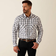 Ariat Wrinkle Free Ari Fitted Snap Shirt Men