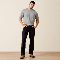 Ariat Rebar M4 Low Rise DuraStretch Made Tough Double Front Stackable Straight Leg Pant Men