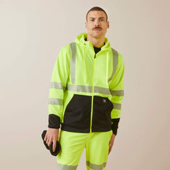 Ariat Rebar WorkTek Hi-Vis Full Zip Hoodie Men