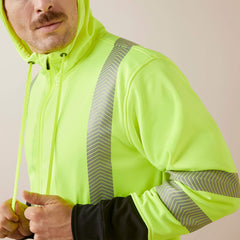 Ariat Rebar WorkTek Hi-Vis Full Zip Hoodie Men