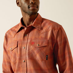 Ariat FR Wayne Retro Fit Snap Work Shirt Men