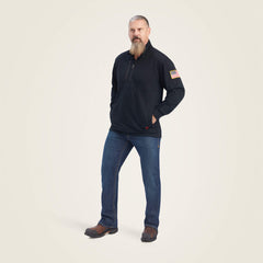 Ariat FR Durastrech Fleece 1/2 Zip Job Shirt Men