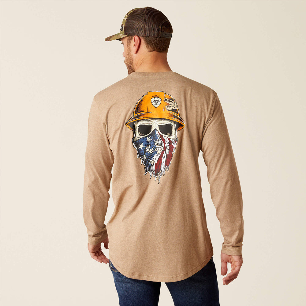 Ariat Rebar Workman Born For This T-Shirt Men