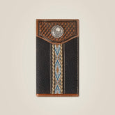Ariat Braided Trim Rodeo Wallet Men