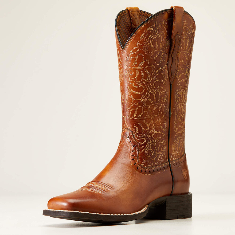 Ariat Round Up Remuda Wide Square Toe Western Boot Women