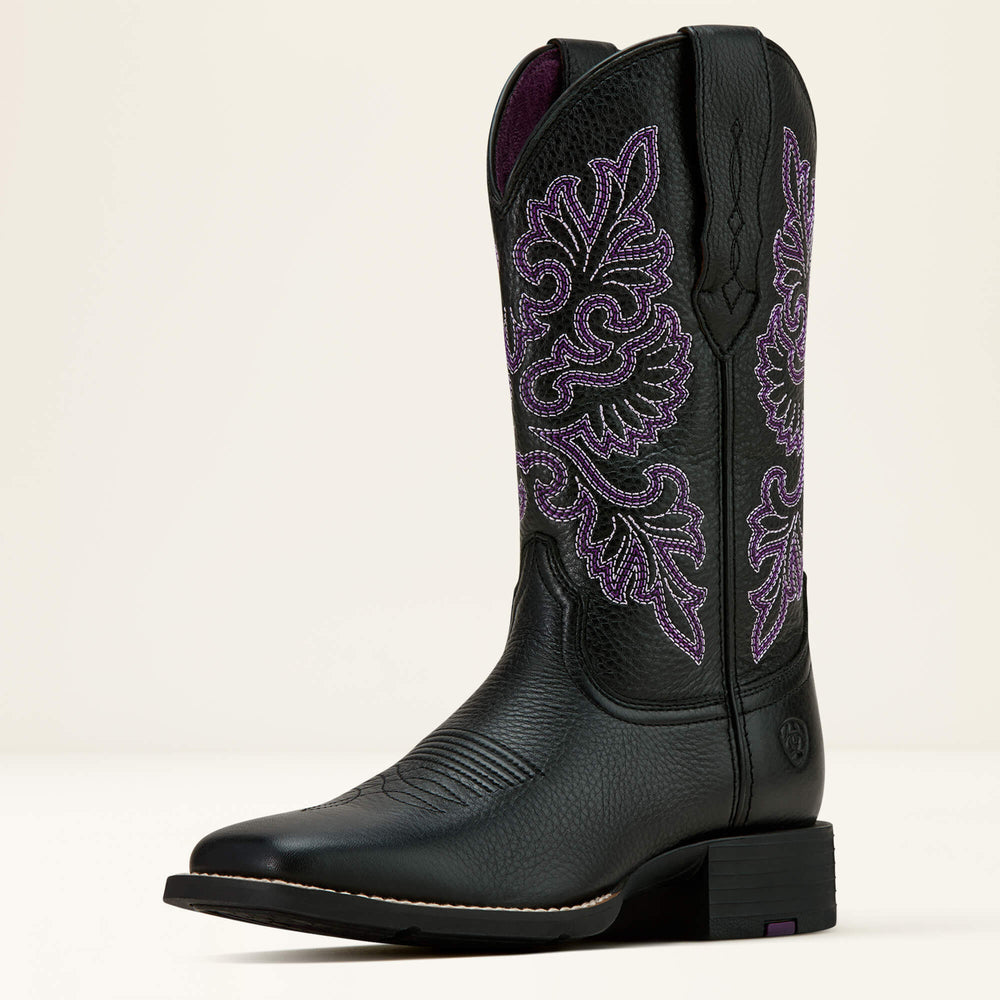 Ariat Round Up StretchFit Wide Square Toe Western Boot Women