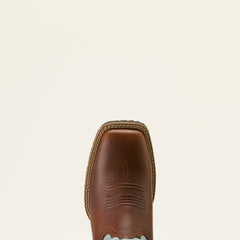 Ariat Hybrid Ranchwork Wide Square Toe Western Boot Women