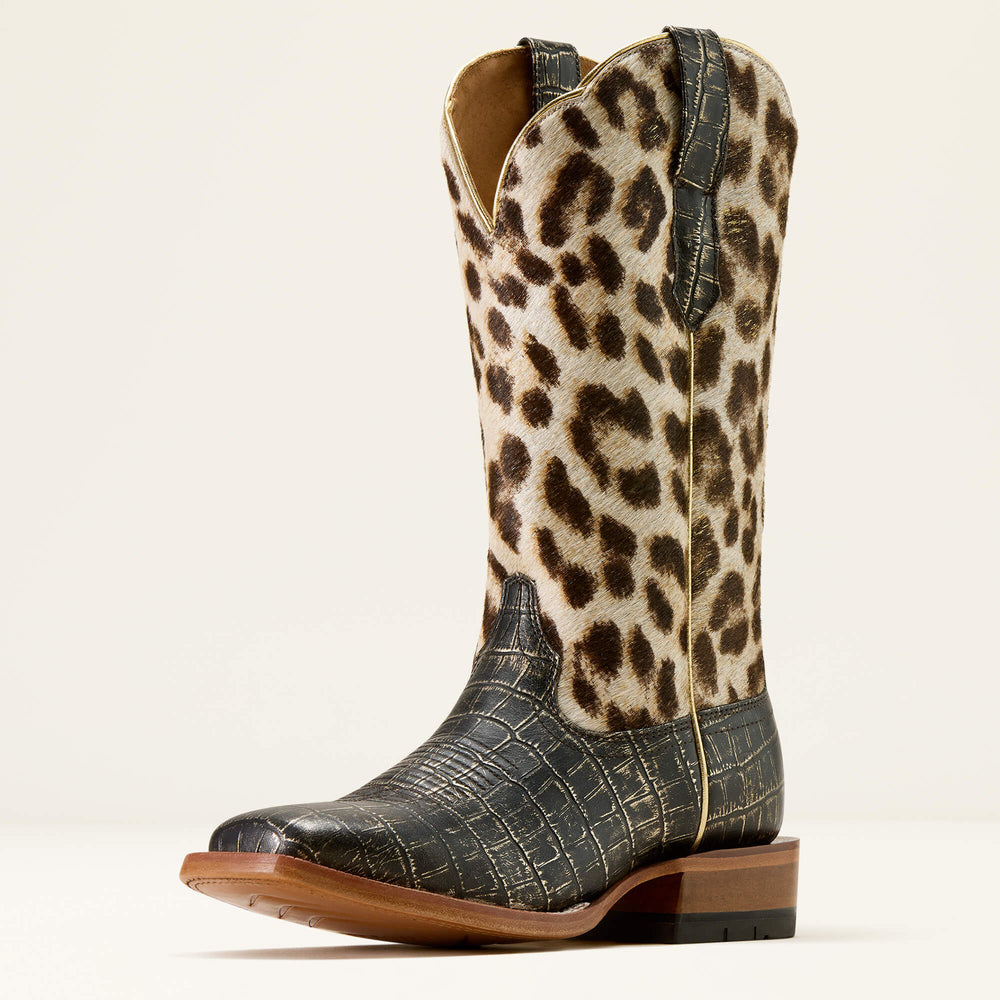 Ariat Frontier Farrah Wide Square Toe Western Boot Women|Trends