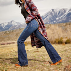 Ariat Ultra Stretch Perfect Rise Katie Flare Jean Women|Trends