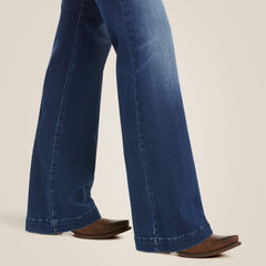 Ariat Trouser Mid Rise Stretch Kelsea Wide Leg Jean Women|Trends