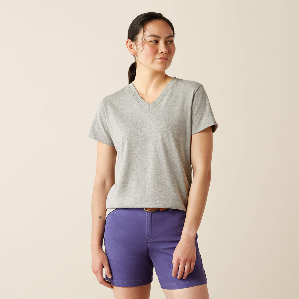 Ariat Rebar Cotton Strong Standard V-Neck T-Shirt Women