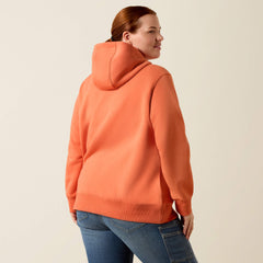 Ariat Rebar Lightweight Logo 1/2 Zip Hoodie Women