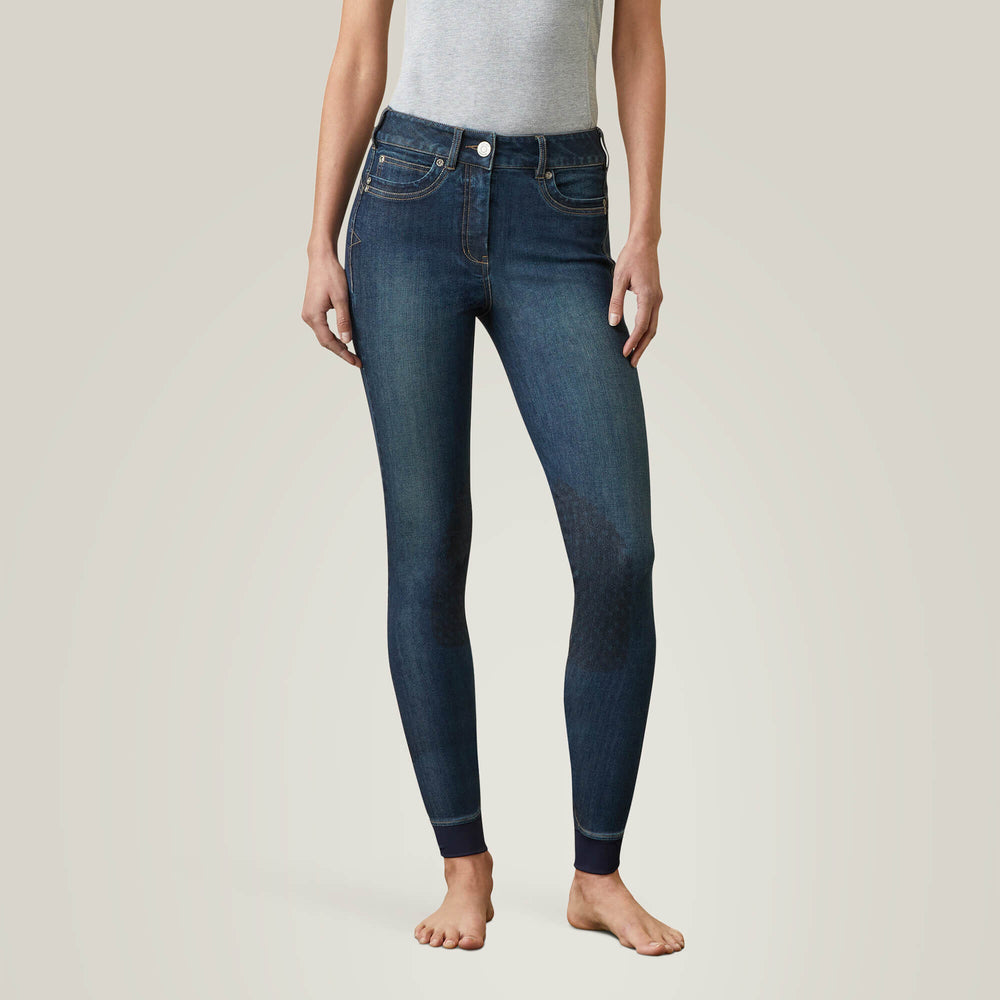 Ariat Halo Denim Knee Patch Breech Women|Trends