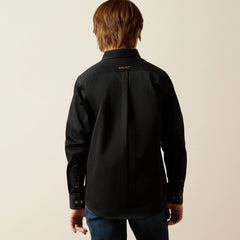 Ariat Solid Twill Classic Fit Shirt Kids