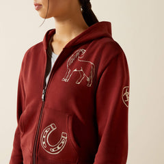 Ariat Spiffy Full Zip Sweatshirt Kids