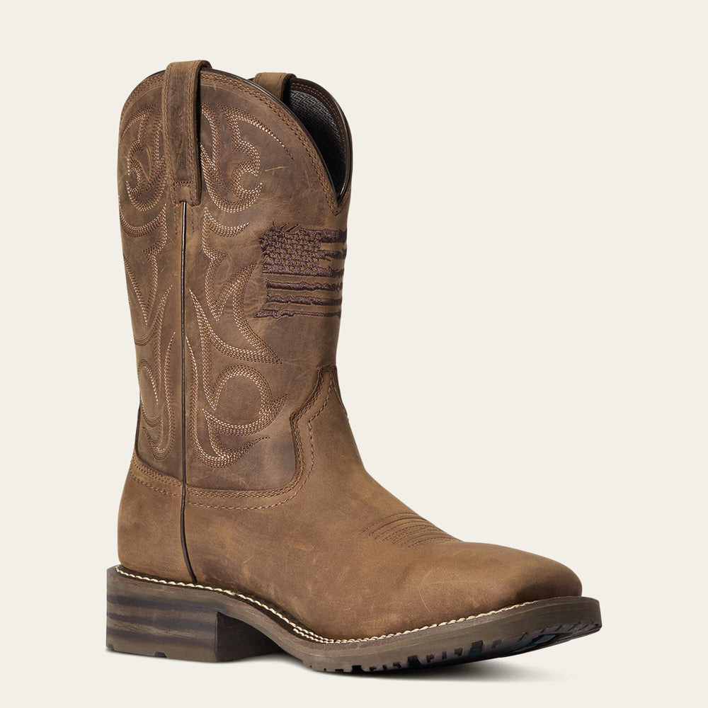 Ariat Hybrid Patriot Waterproof Western Boot Men