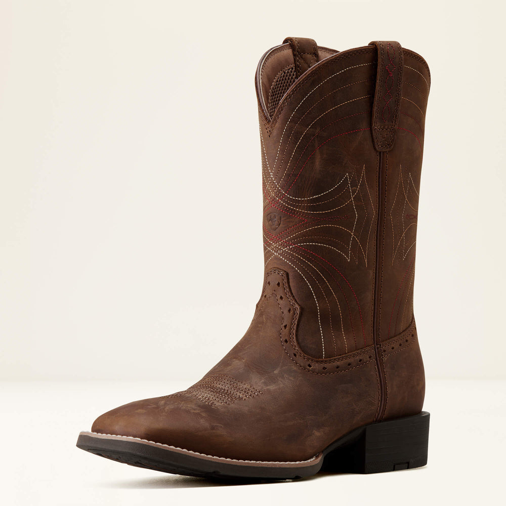 Ariat Sport Wide Square Toe Cowboy Boot Men