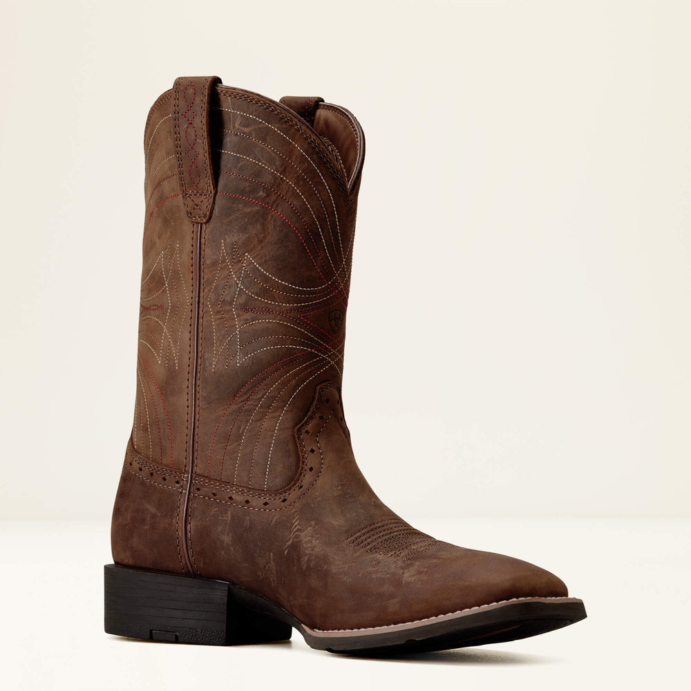 Ariat Sport Wide Square Toe Cowboy Boot Men