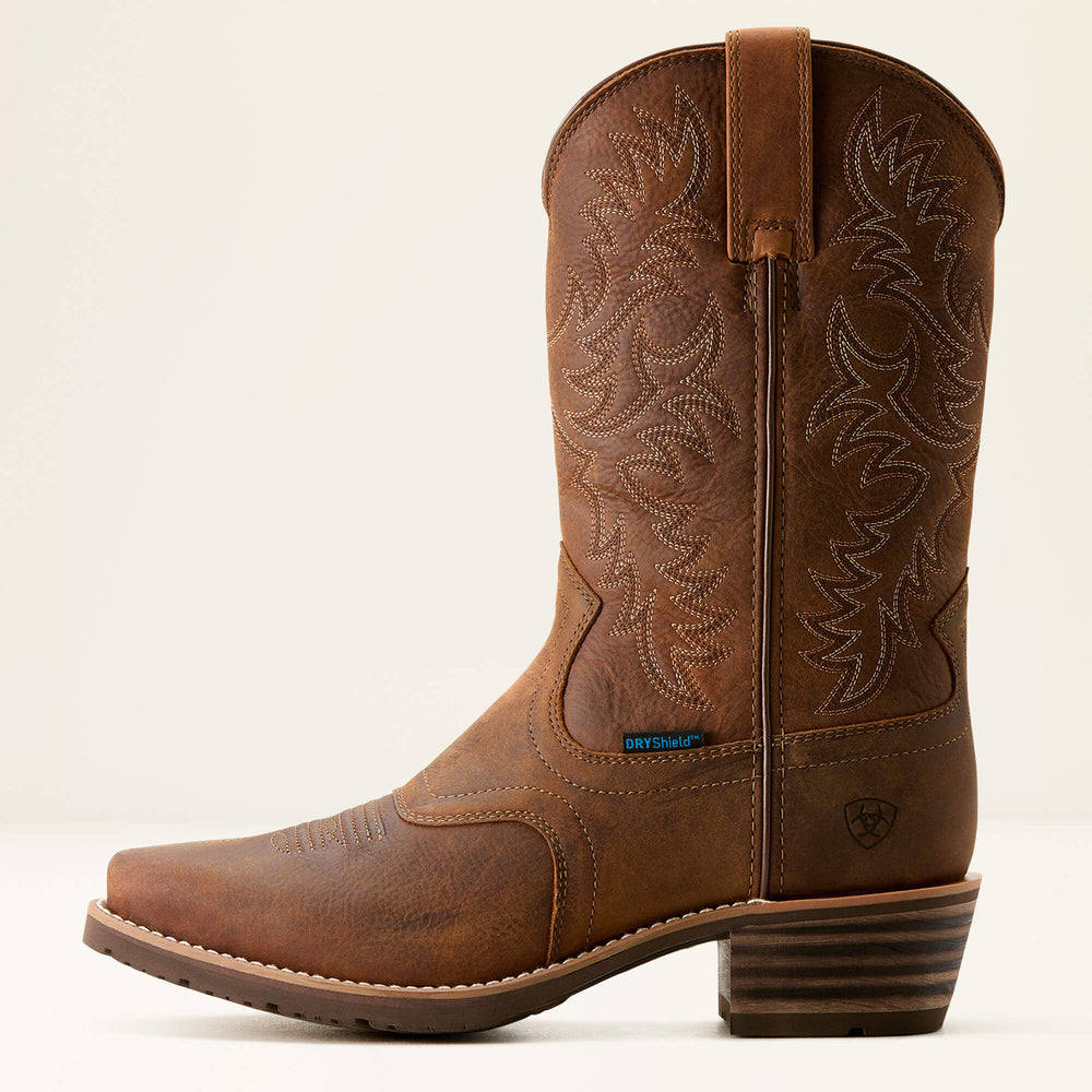 Ariat Hybrid Roughstock Square Toe Waterproof Cowboy Boot Men