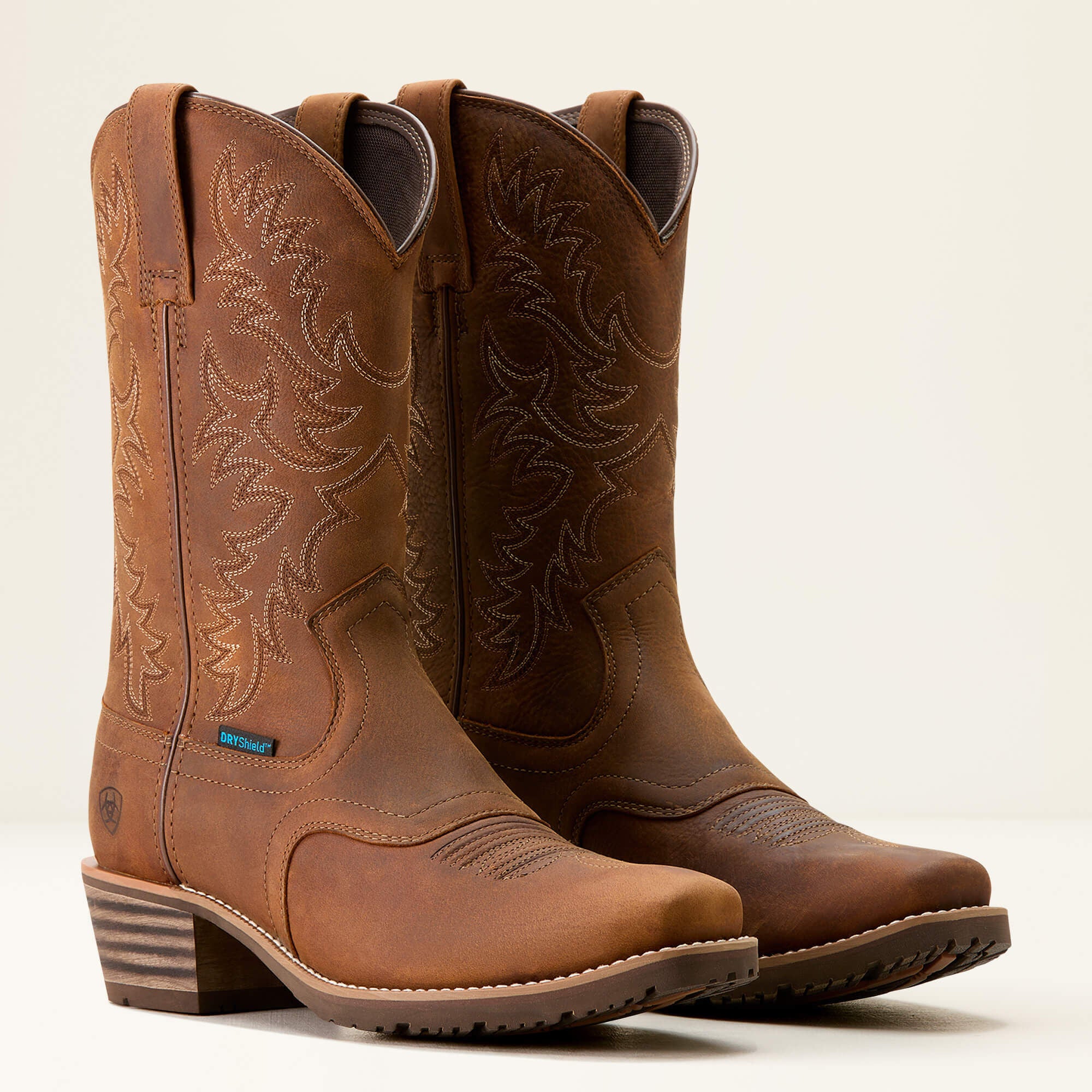 Ariat Hybrid Roughstock Square Toe Waterproof Cowboy Boot Men