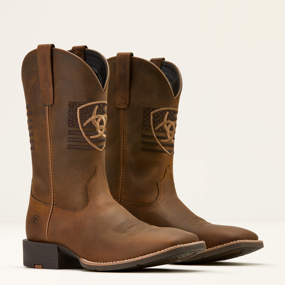 Ariat Sport Freedom Wide Square Toe Cowboy Boot Men