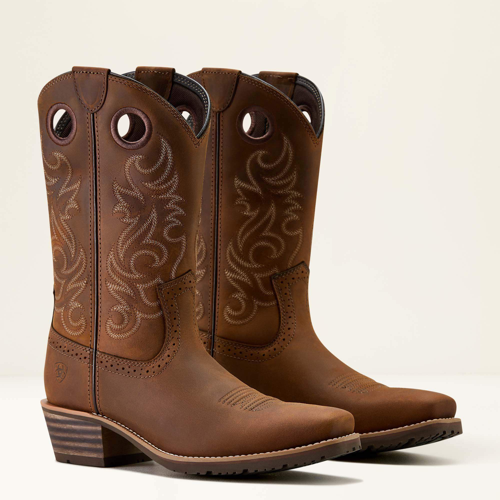Ariat Hybrid Roughstock Square Toe Cowboy Boot Men