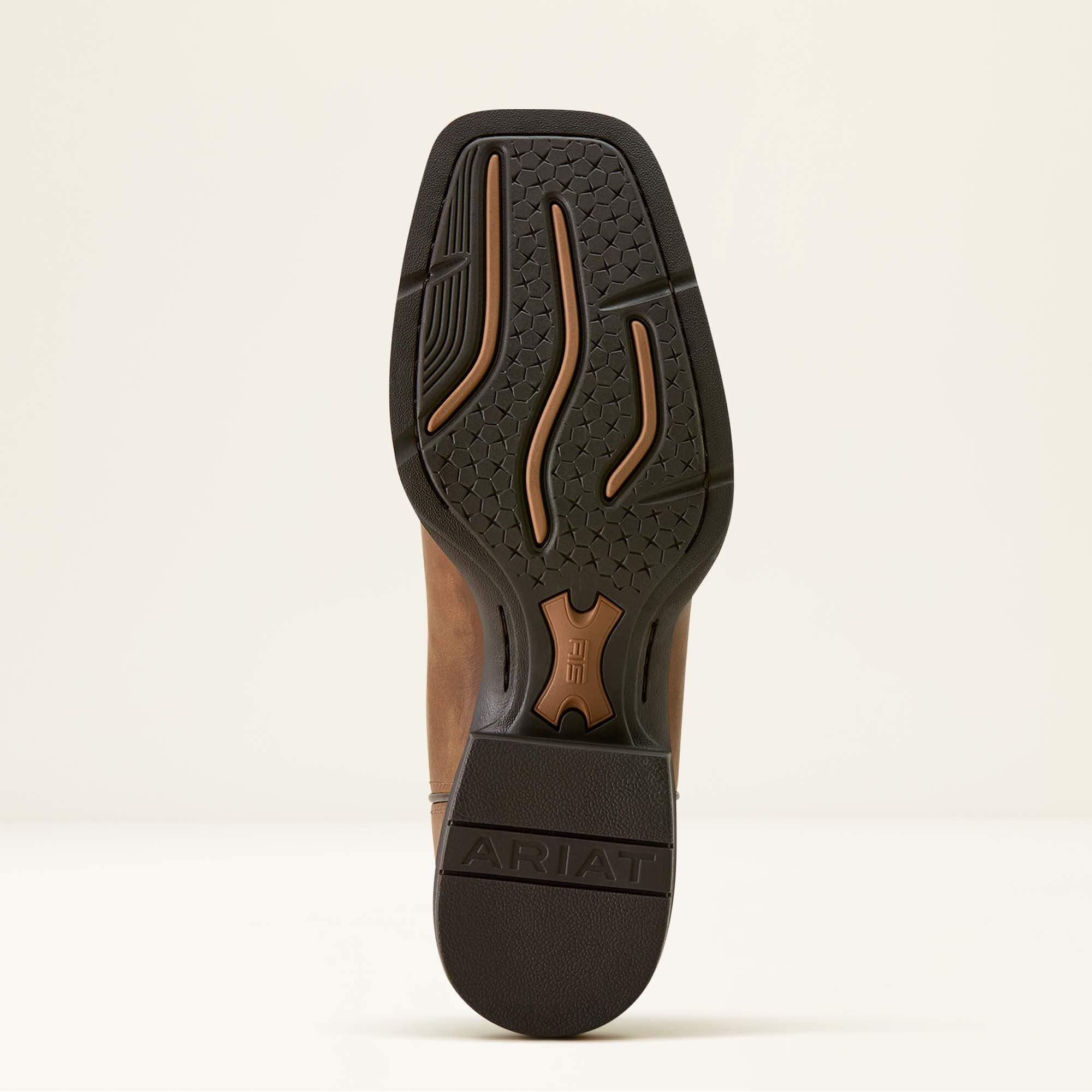 Ariat Sport Steer Skull Wide Square Toe Cowboy Boot Men