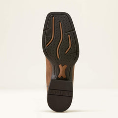 Ariat Sport Steer Skull Wide Square Toe Cowboy Boot Men