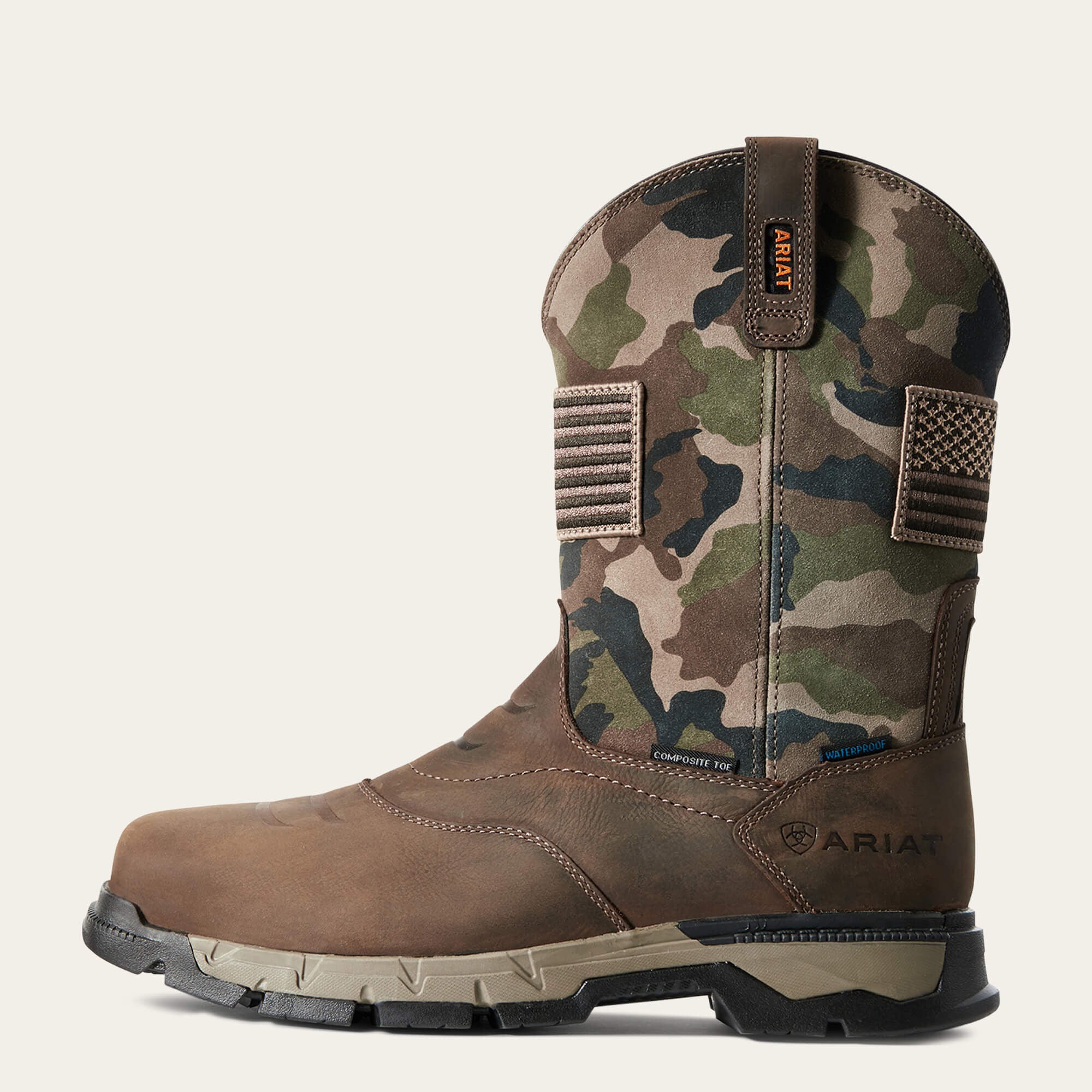 Ariat Rebar Flex Patriot Waterproof Composite Toe Work Boot Men