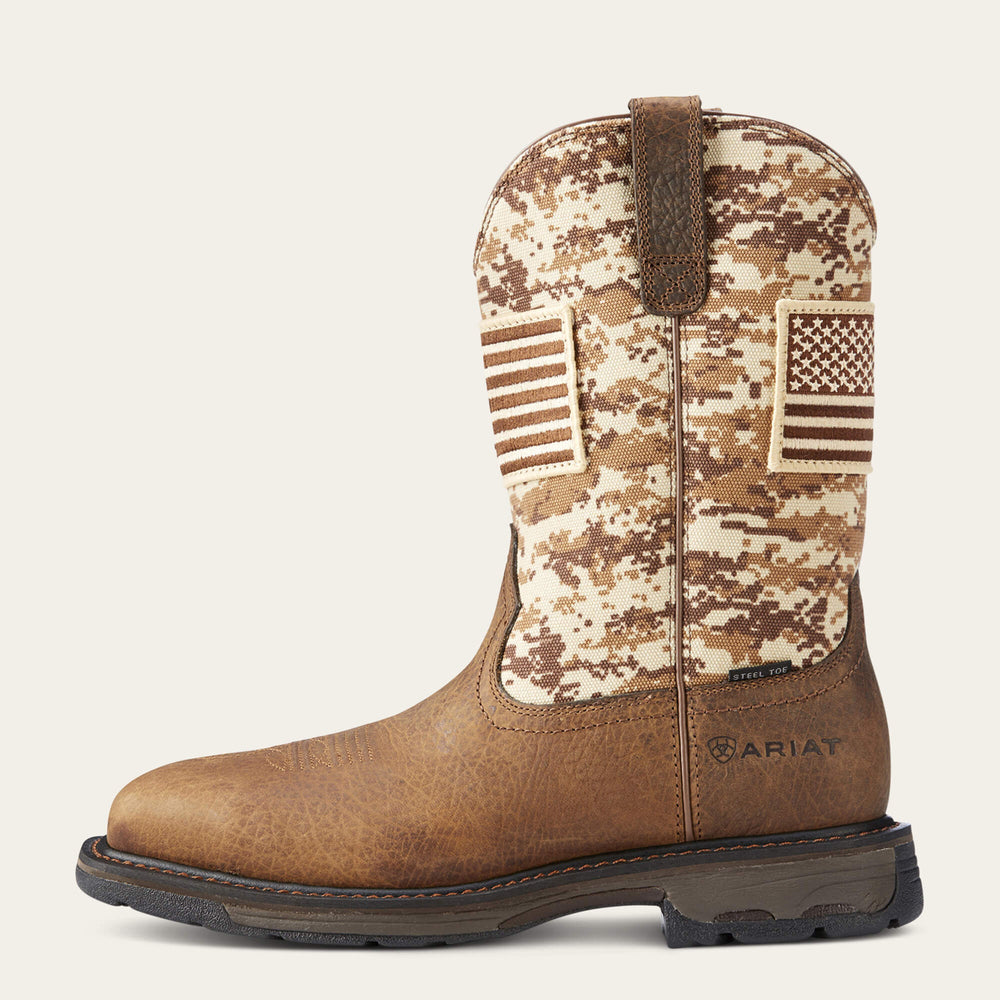 Ariat WorkHog Patriot Steel Toe Work Boot Men