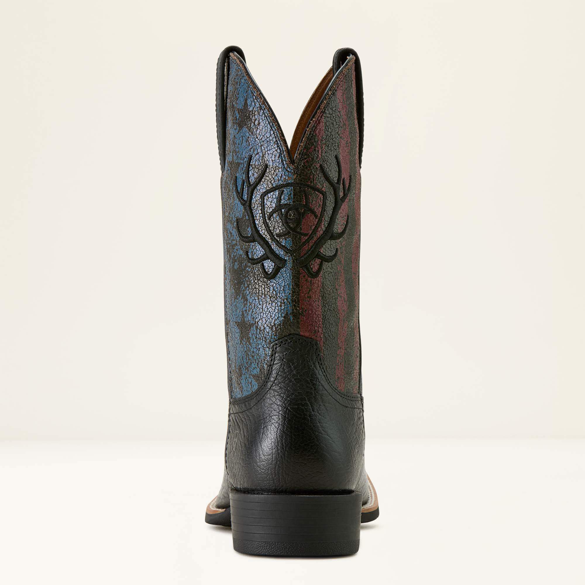 Ariat Sport Liberty Antler Wide Square Toe Cowboy Boot Men