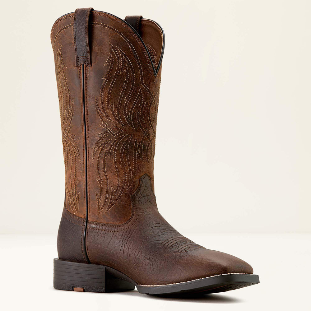 Ariat Sport Rustler Wide Square Toe Cowboy Boot Men
