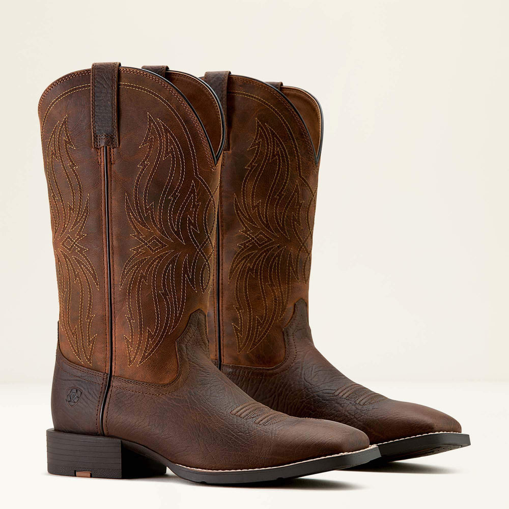 Ariat Sport Rustler Wide Square Toe Cowboy Boot Men