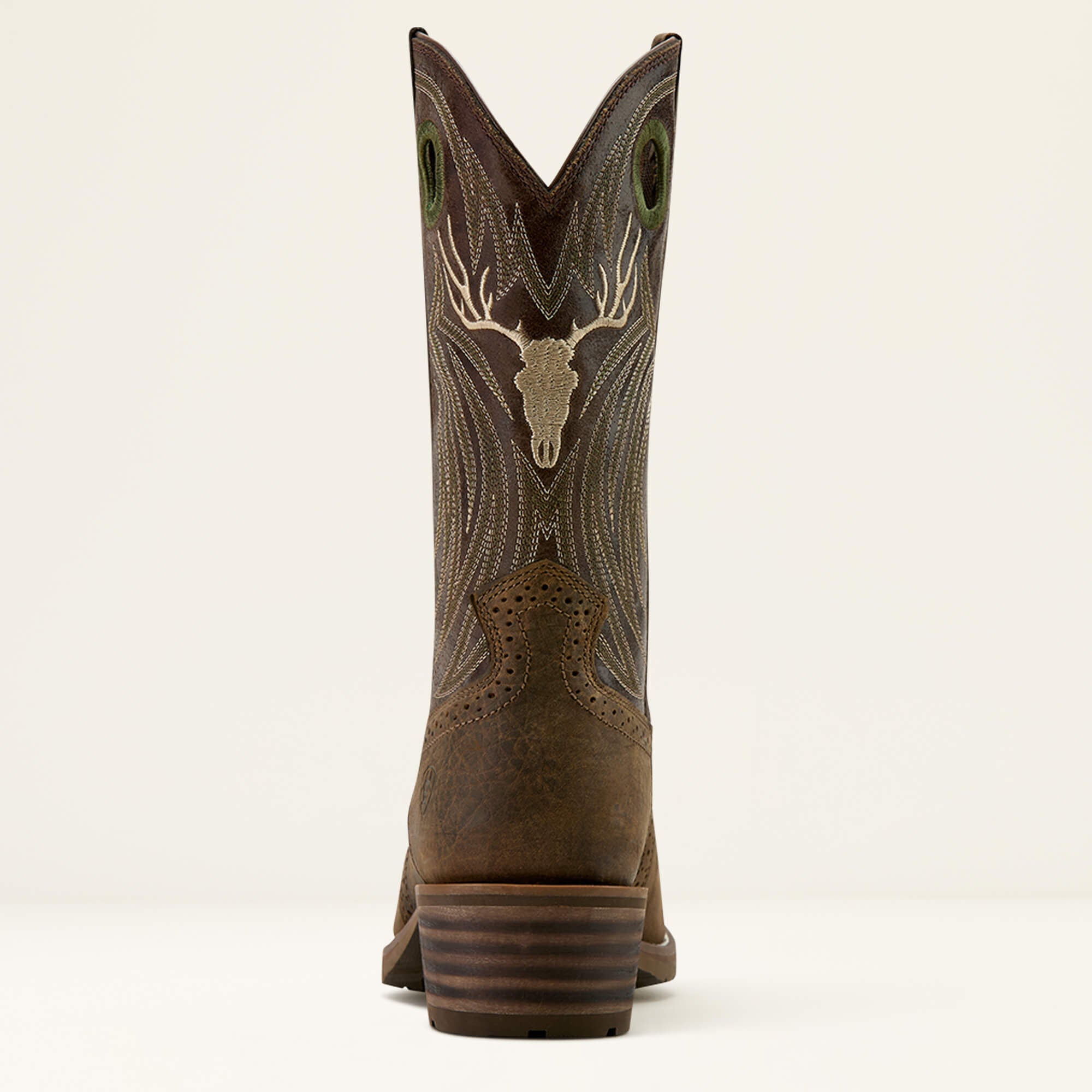 Ariat Hybrid Roughstock Antler Cowboy Boot Men