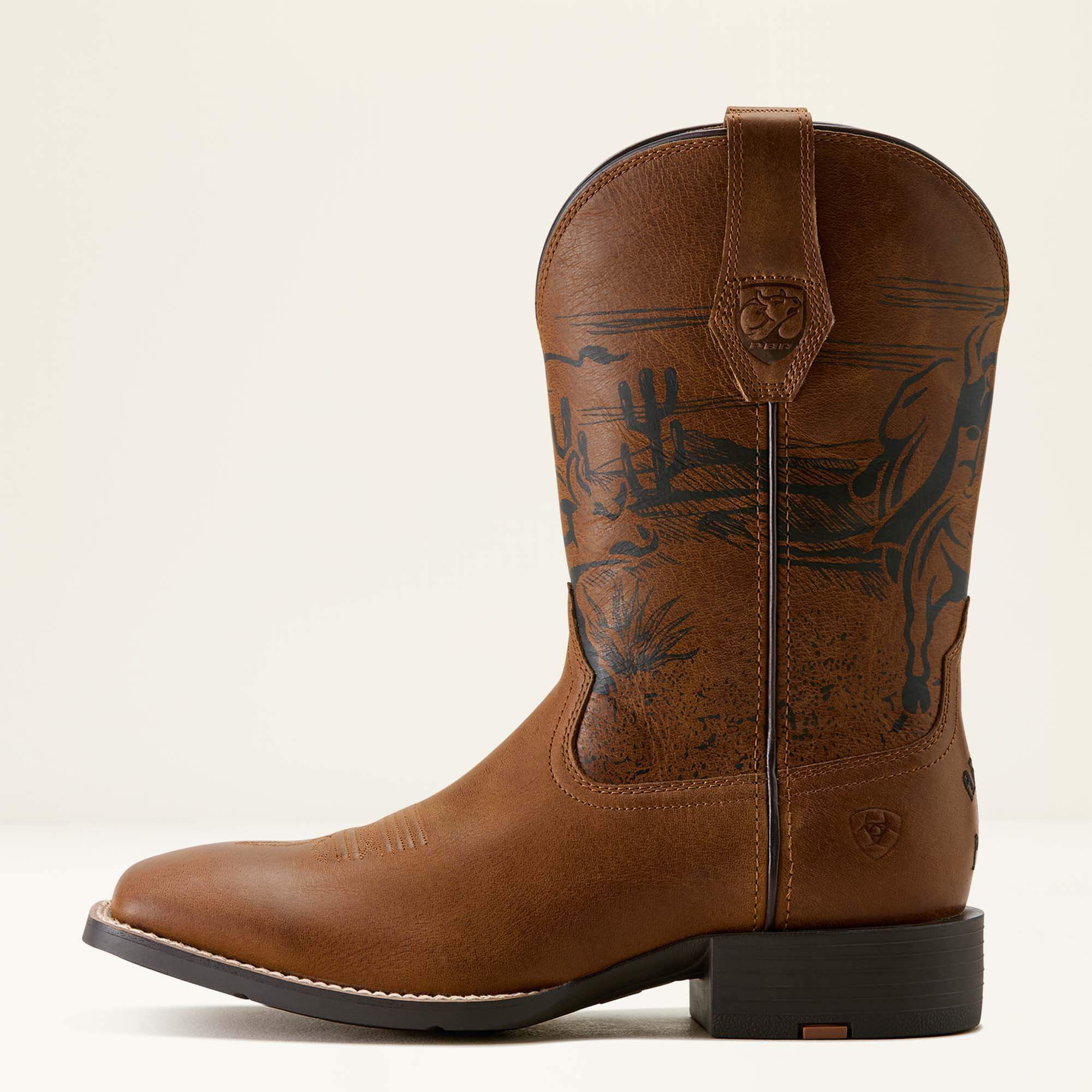Ariat Sport PBR Wide Square Toe Cowboy Boot Men