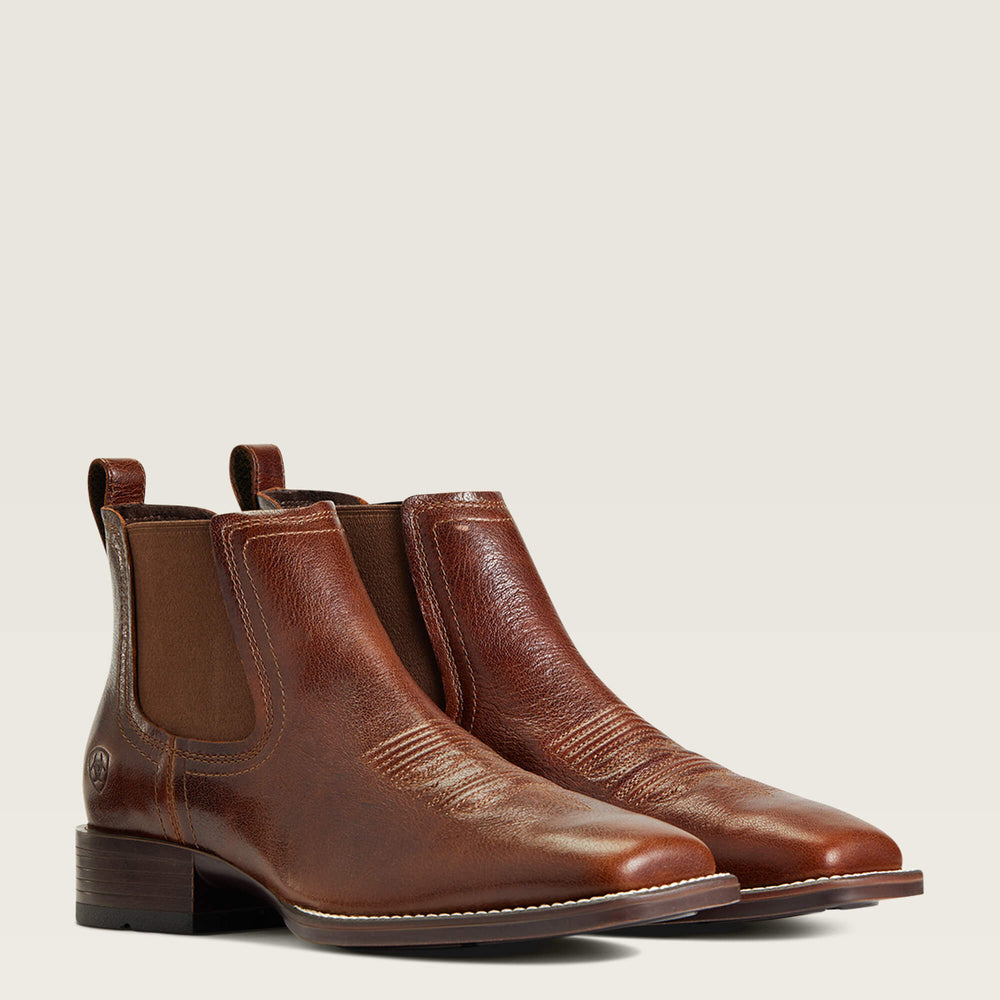 Ariat Booker Chelsea Wide Square Toe Western Boot Men